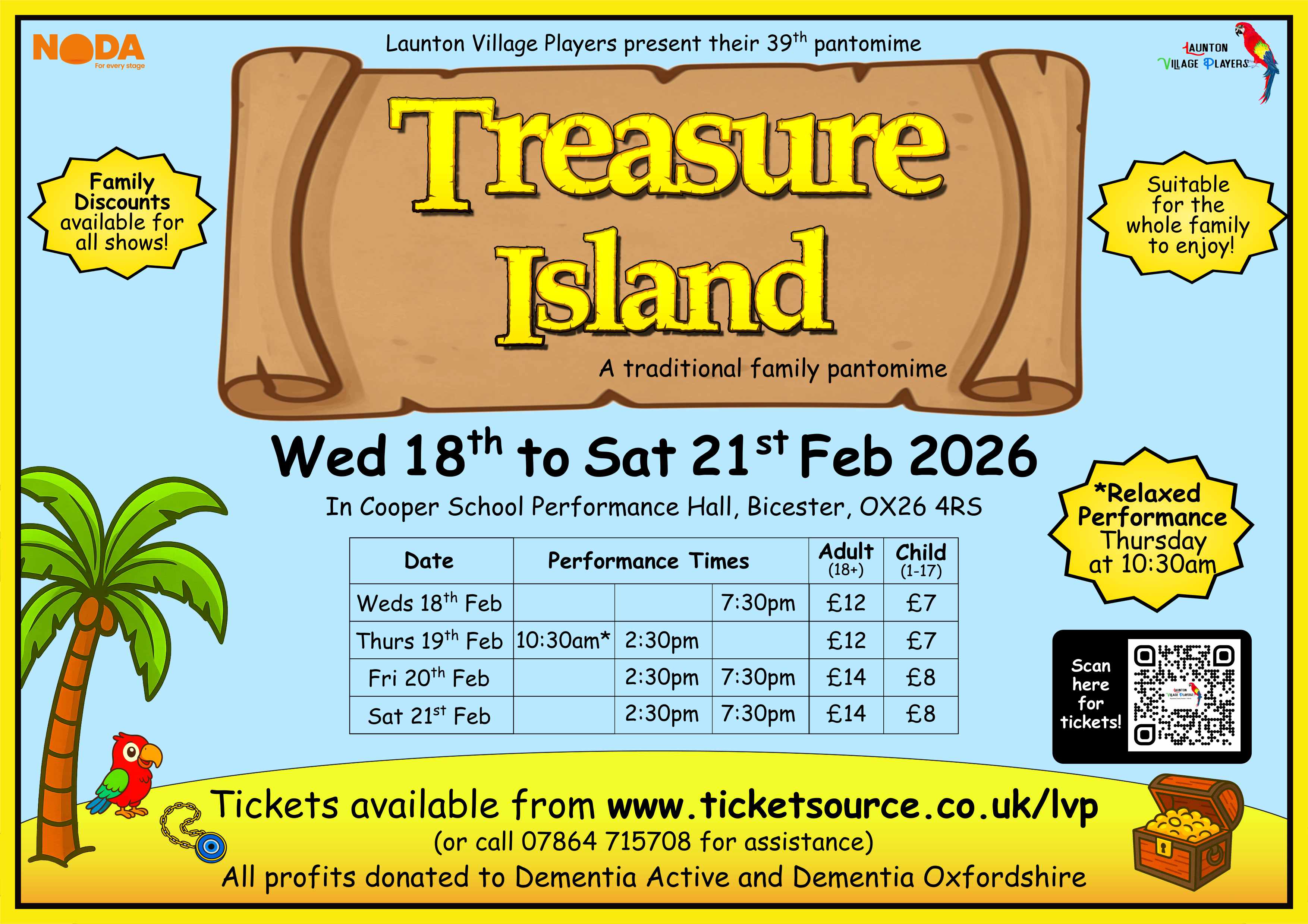 Advertising in the Launton Pantomime Programme 2026